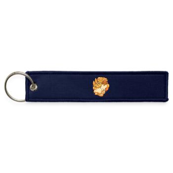 Bread Baker Loaf Baking Chef - Jet Tag Keychain - navy - Front