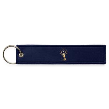 Moai Ancient Mystery Signal - Jet Tag Keychain - navy - Front