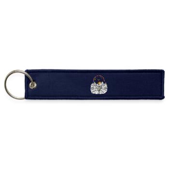 Light Within: Sunrise Journey - Jet Tag Keychain - navy - Front