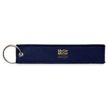 Golden Music  - Jet Tag Keychain - navy - Front