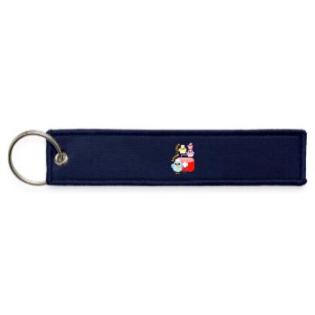 doctors_birds_medical_bag - Jet Tag Keychain - navy - Front