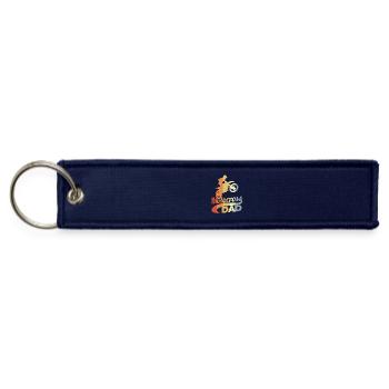 Motocross Papa - Jet Tag Keychain - navy - Front