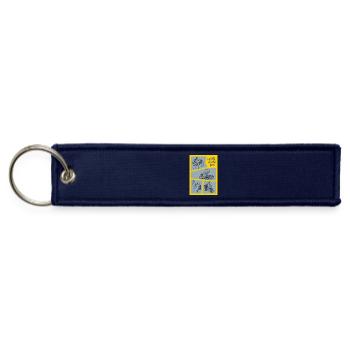 word food day_1b - Jet Tag Keychain - navy - Front