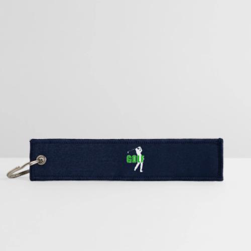 Golf: Classic Golf Motion - Jet Tag Keychain