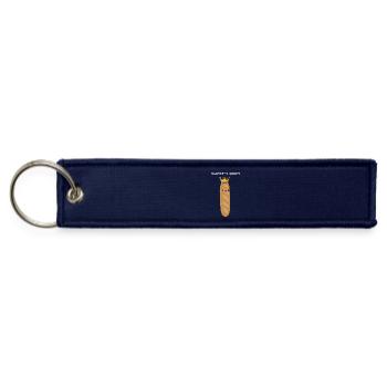 French Bread Baguette Queen - Jet Tag Keychain - navy - Front