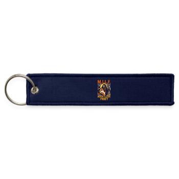 MILF Man I Love Feet Halloween Horror - Jet Tag Keychain - navy - Front