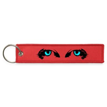 John Doe Jr - Jet Tag Keychain - red - Front