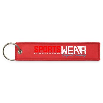 Sports wear - Jet Tag Keychain - red - Front