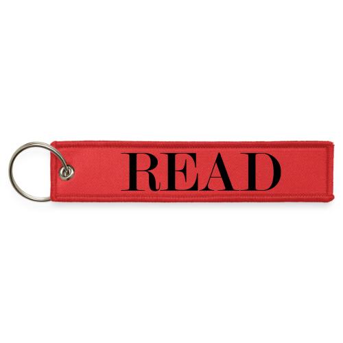 READ - Jet Tag Keychain