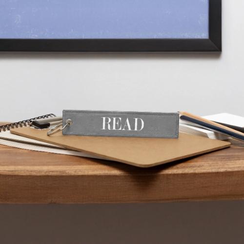 READ - Jet Tag Keychain