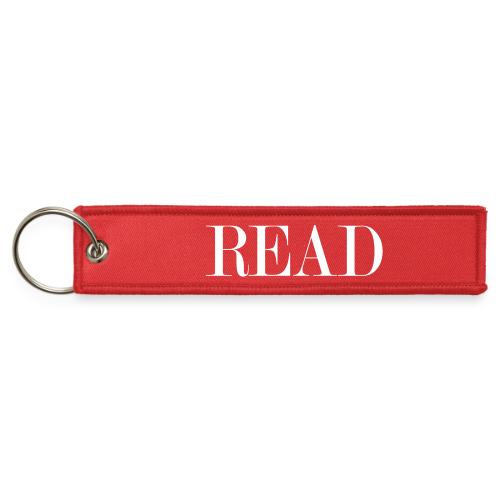 READ - Jet Tag Keychain