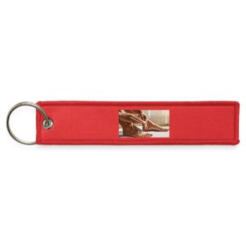 Woman's feet - Jet Tag Keychain - red - Front