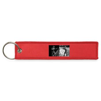 Split Screen War Smile - Jet Tag Keychain - red - Front
