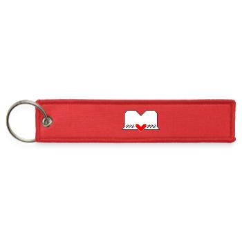 MOM pregnancy mother birth heart love best mom - Jet Tag Keychain - red - Front