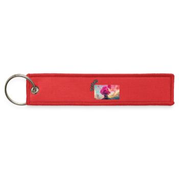 Somewhere Else Cloud Dream - Jet Tag Keychain - red - Front