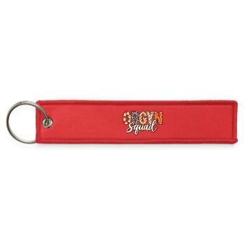 OBGYN Squad Halloween Spooky Nurse Medical Designs - Jet Tag Keychain - red - Front