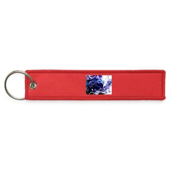 Moonlit Oni Blade - Jet Tag Keychain - red - Front