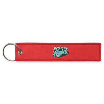 Saving the Day Again - Jet Tag Keychain - red - Front