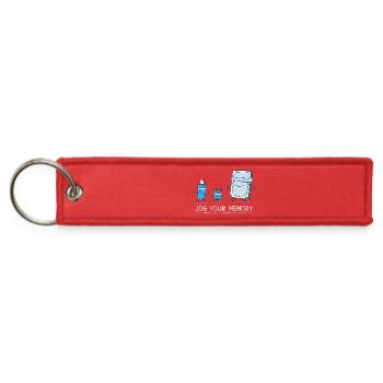 Software Engineer IT Support Your Memory Gym - Jet Tag Keychain - red - Front