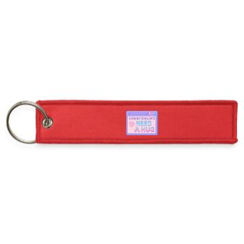 Pixel Hug Recovery Screen - Jet Tag Keychain - red - Front