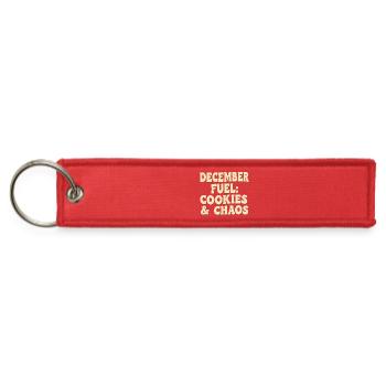 December Fuel Cookies Chaos - Jet Tag Keychain - red - Front