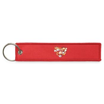 Baking Heart-Shaped Baking Utensils for Home Baker - Jet Tag Keychain - red - Front