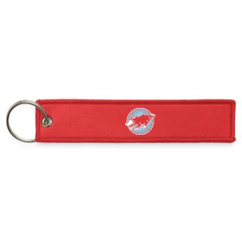 Duck Animal Platypus Lover - Jet Tag Keychain - red - Front