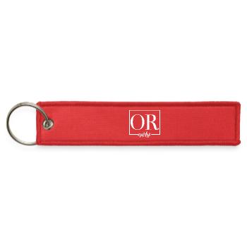 OR Nurse Operating Room RN - Jet Tag Keychain - red - Front