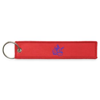 Snail Birthday Celebration Party Gifts Hat Cute - Jet Tag Keychain - red - Front