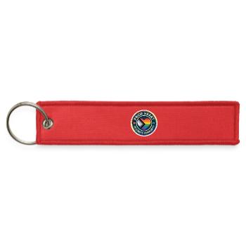 Pride Month 2026 Love Is Love Inclusive Community  - Jet Tag Keychain - red - Front