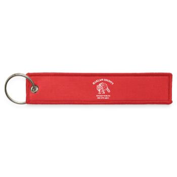 Haarlan County Animal Control - Jet Tag Keychain - red - Front