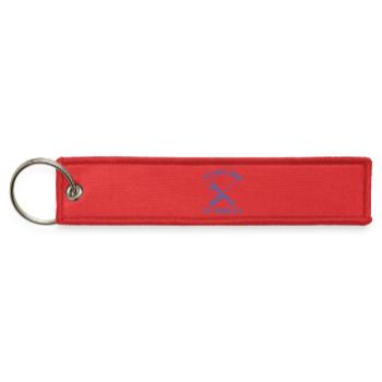 Handyman mechanic funny quote repair until broken - Jet Tag Keychain - red - Front