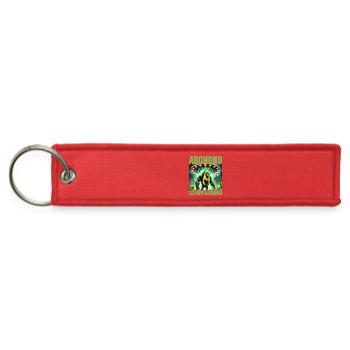 Italian Brainrot Abonono Schimpazinono Tshirt - Jet Tag Keychain - red - Front