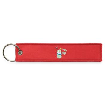 Plant Eyes are okay - Jet Tag Keychain - red - Front