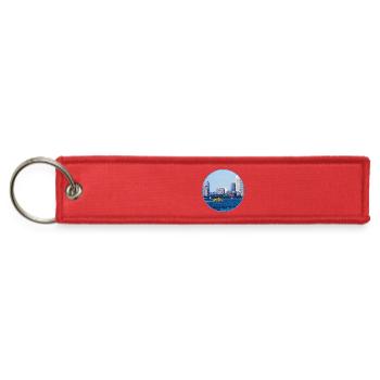 New York Water Taxi - Jet Tag Keychain - red - Front