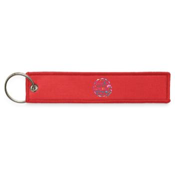 Consider How the Wildflowers Grow - Jet Tag Keychain - red - Front