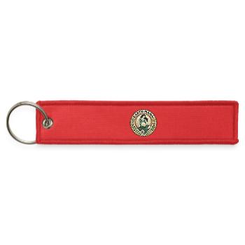 Earth Mama Circle Art - Jet Tag Keychain - red - Front