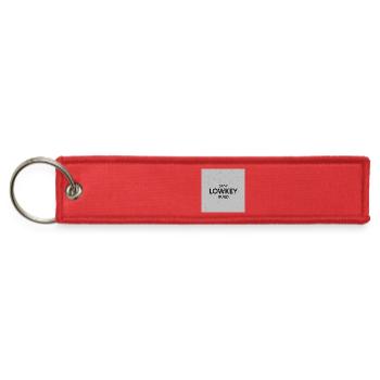 Stay Lowkey Build - Jet Tag Keychain - red - Front