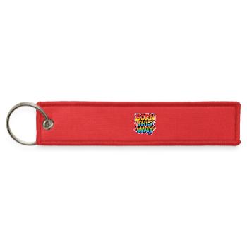 Born This Way Rainbow Graffiti - Jet Tag Keychain - red - Front