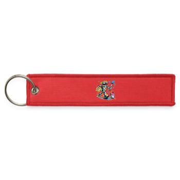 Creative Robot Paints with Paint - Jet Tag Keychain - red - Front