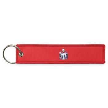 Futuristic Chef Alchemist - Jet Tag Keychain - red - Front