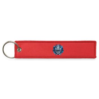 Icewolf Dual Blades - Jet Tag Keychain - red - Front