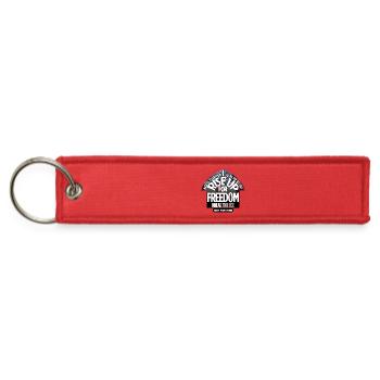 Rise Up for Freedom - Jet Tag Keychain - red - Front