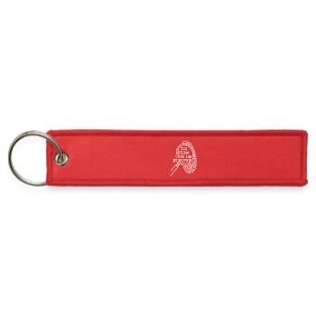 The Silent Ones See Everything True Crime Mystery - Jet Tag Keychain - red - Front