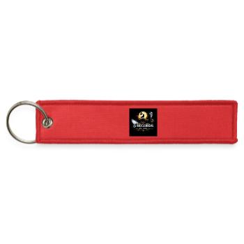 5 Records Piano Studio Logo Est. 2017 - Jet Tag Keychain - red - Front