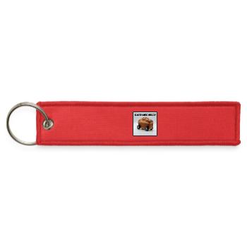 High Breads - Jet Tag Keychain - red - Front