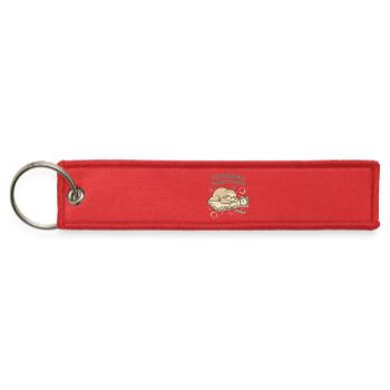 Professional Procrastinator Sloth - Jet Tag Keychain - red - Front
