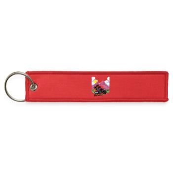 Race car - victory car - Jet Tag Keychain - red - Front