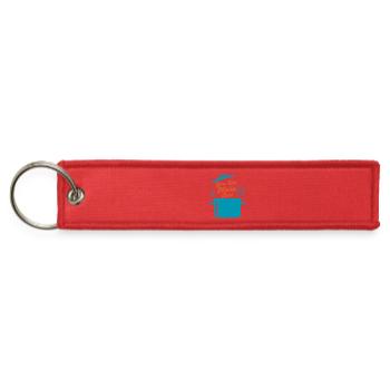 You Can Make This! - Jet Tag Keychain - red - Front