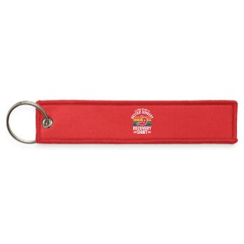 Gastric Surgery Recovery Pride - Jet Tag Keychain - red - Front
